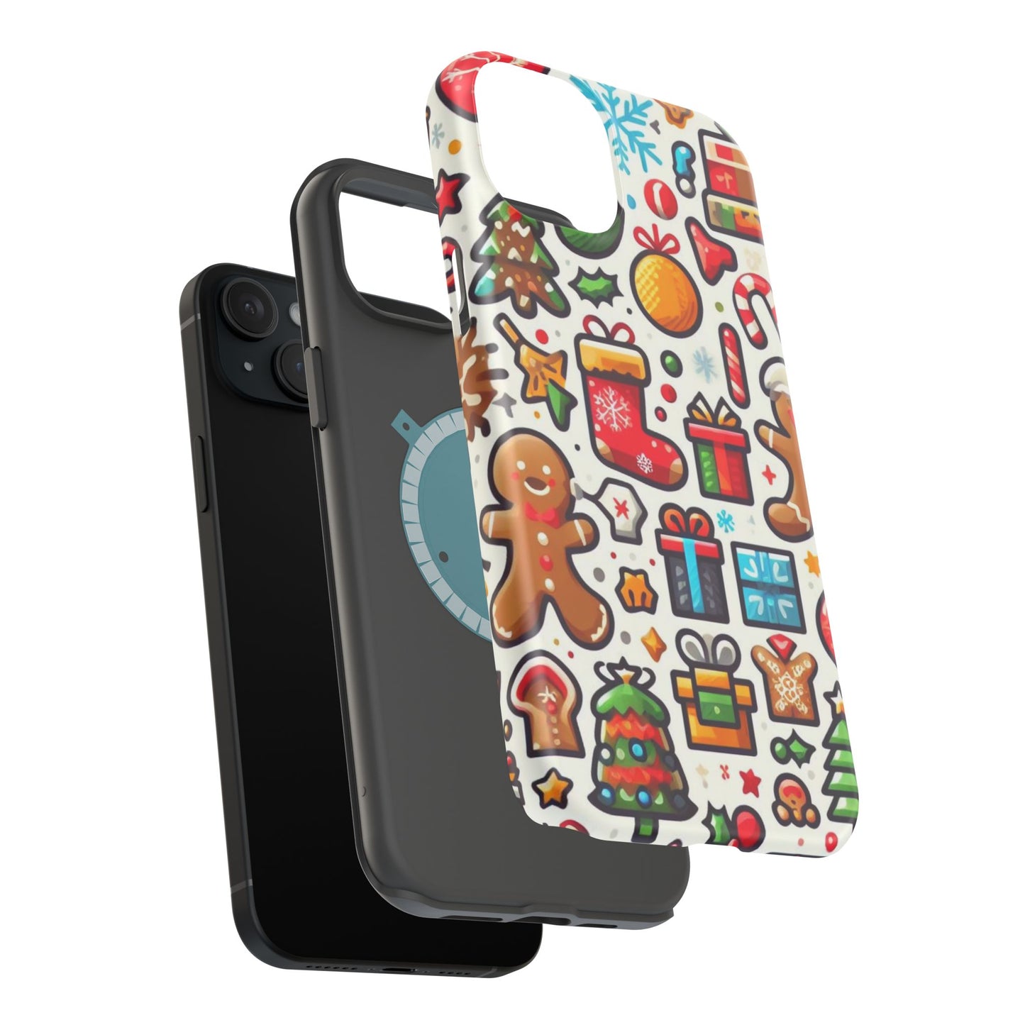 Festive Christmas Icons Pattern – MagSafe iPhone Series Case