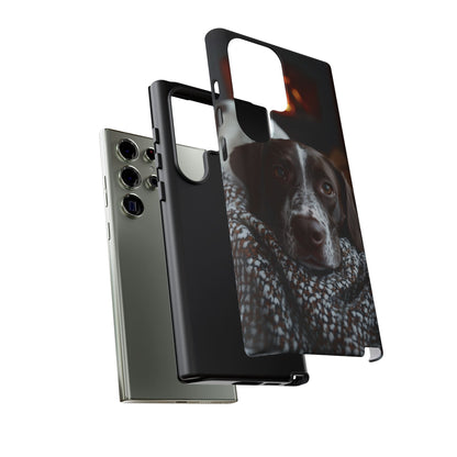 Relaxed German Shorthaired Pointer Samsung Galaxy Case – Rustic Charm Protective Cover