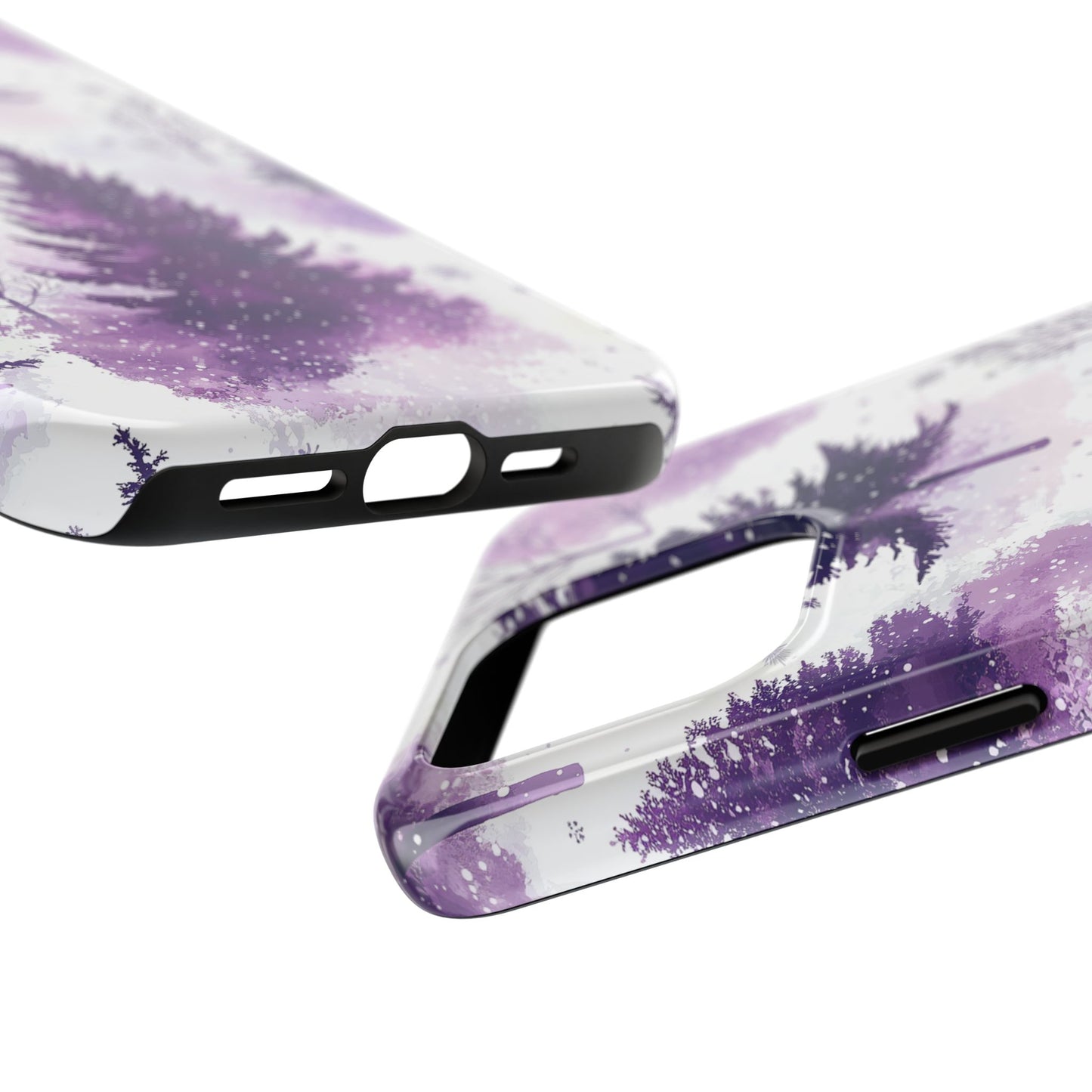 Purple Snowy Forest - iPhone Series Case