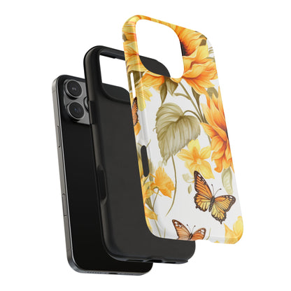 Sunflower & Butterfly Bliss - iPhone Series Case