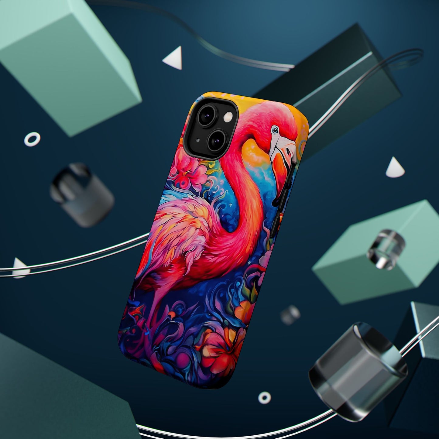 Flamingo Radiance – MagSafe iPhone Cases