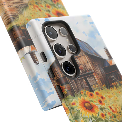 Sunflower iPhone Case  Rustic Farm Style