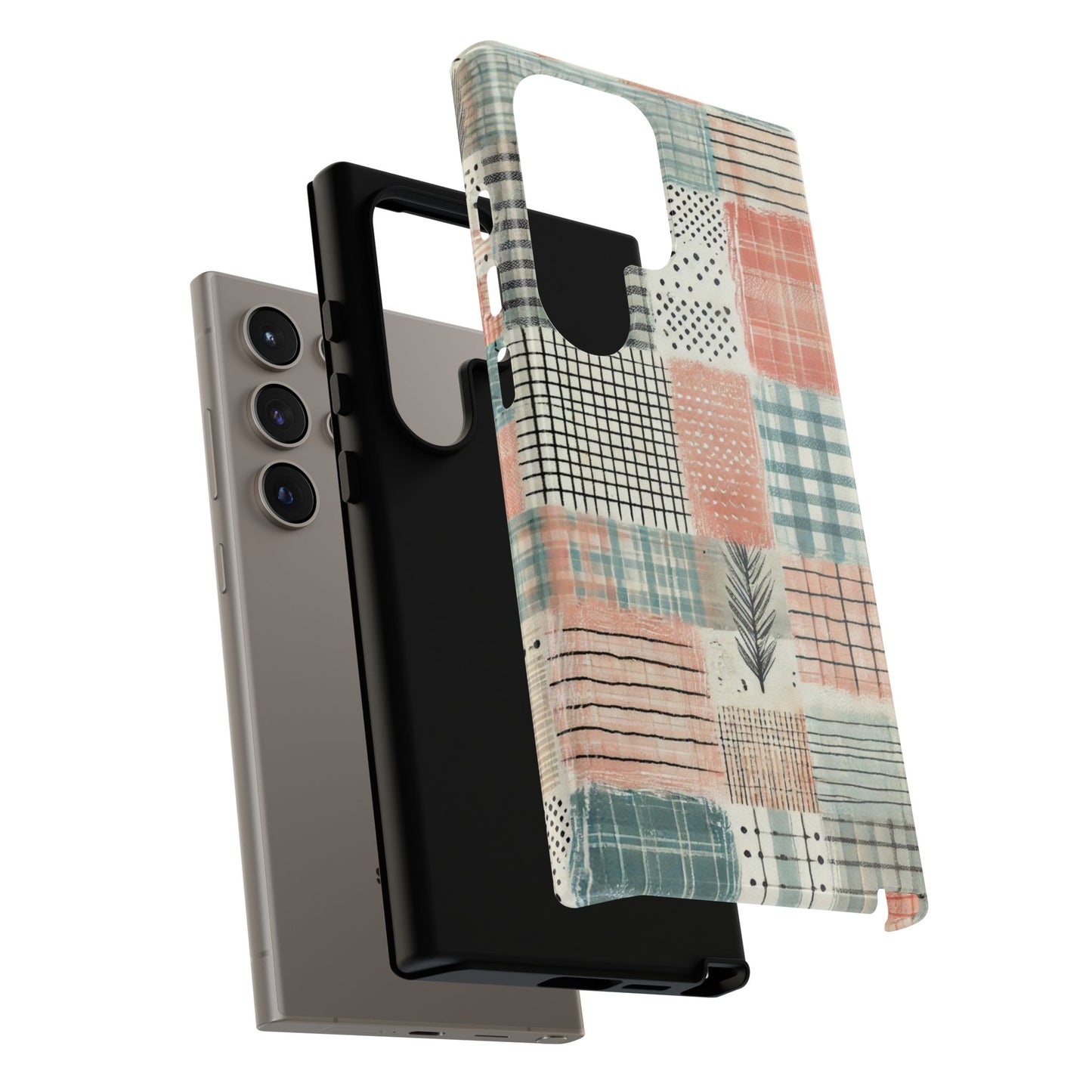 Modern Patchwork Pastel – Stylish Protection with Quilted Farmhouse Vibes