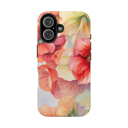 Gumamela Blush Pink Watercolor Floral – iPhone Series Case