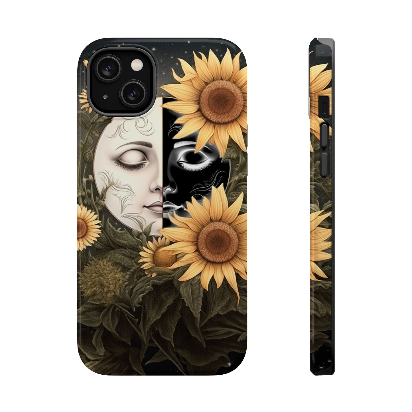 Sunflower Moon and Stars MagSafe Case – Ethereal Art