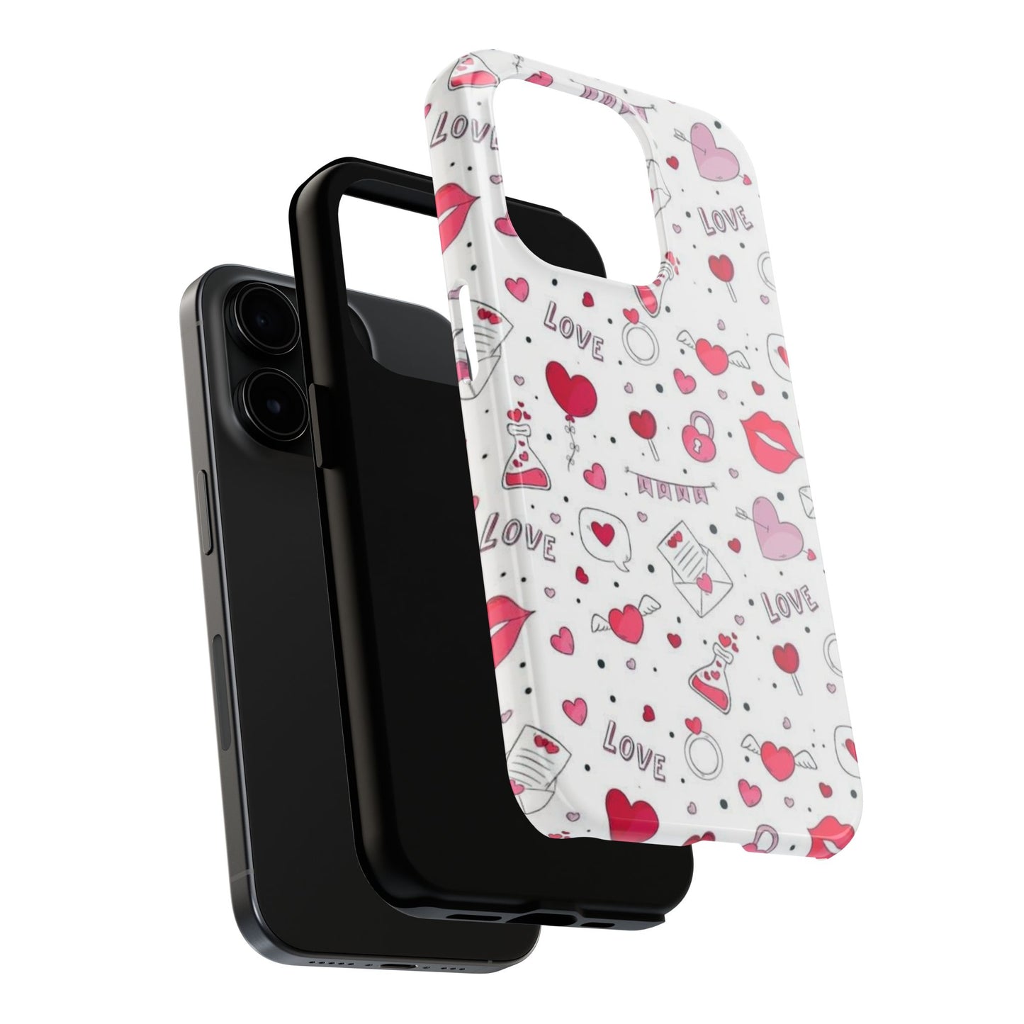 iPhone Case: Romantic Love-Inspired Icons Case