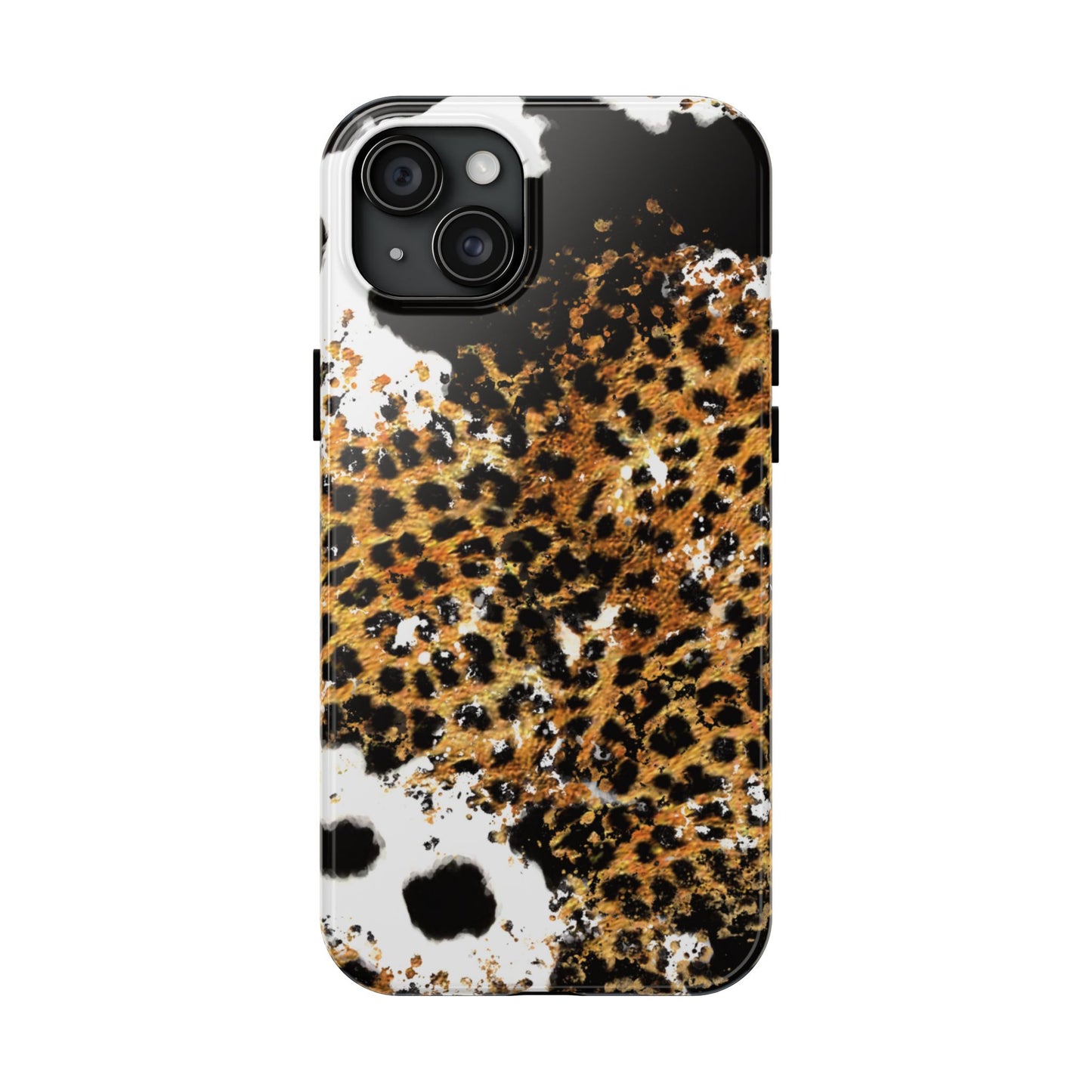 Bold Leopard Ink Splash - iPhone Series Case