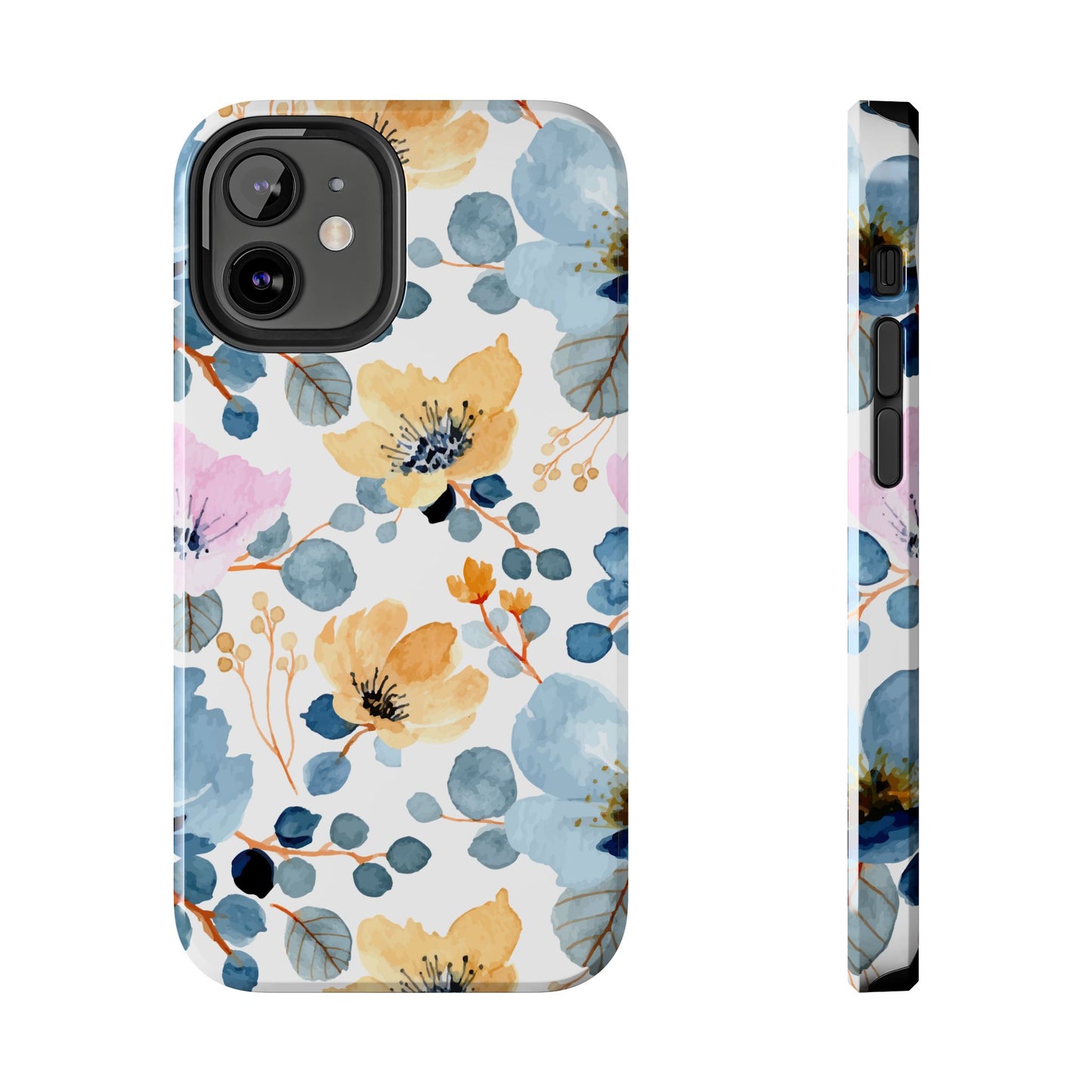 Spring Radiance – iPhone Series Case with Bright Watercolor Flowers