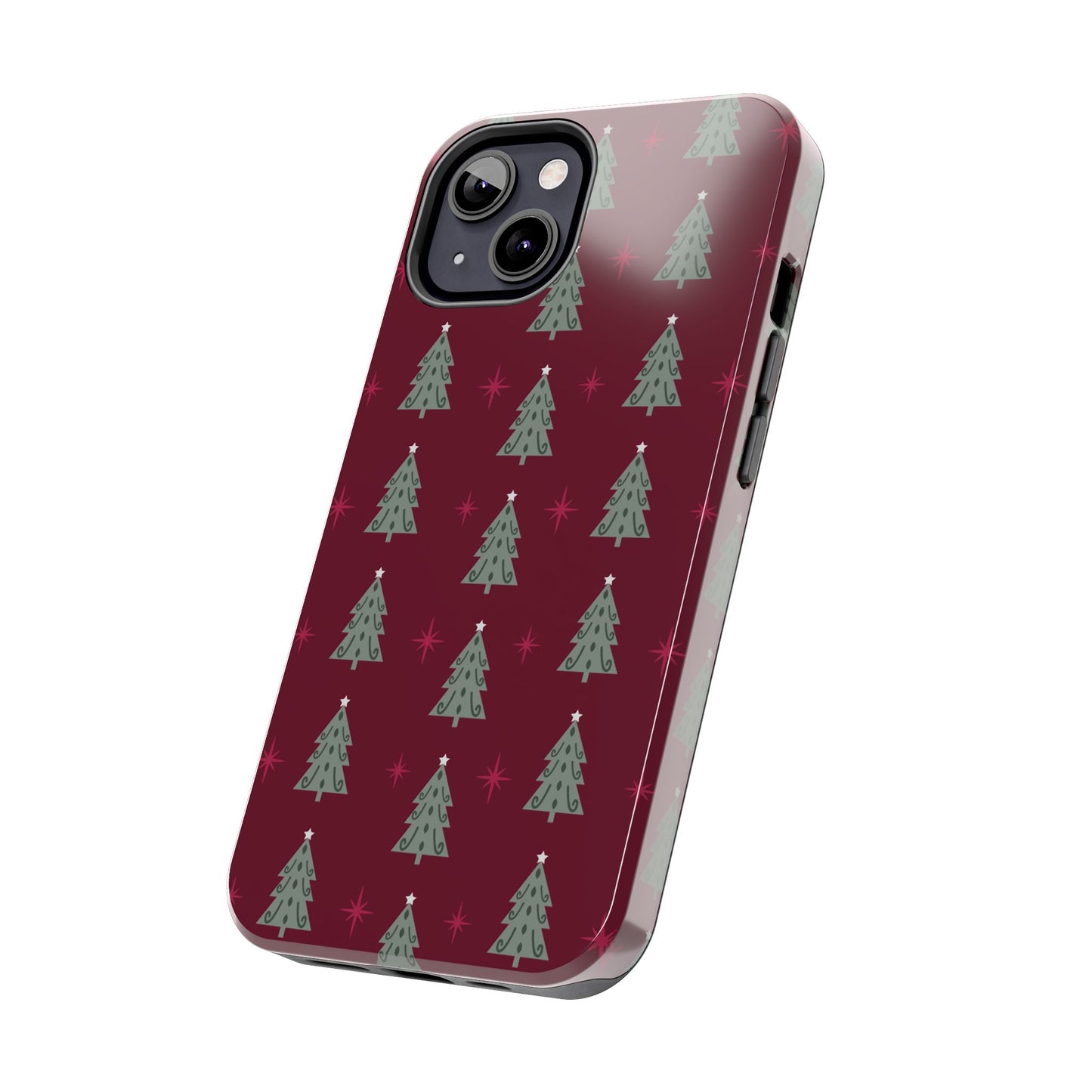 Retro Christmas Tree Pattern – iPhone Series Case