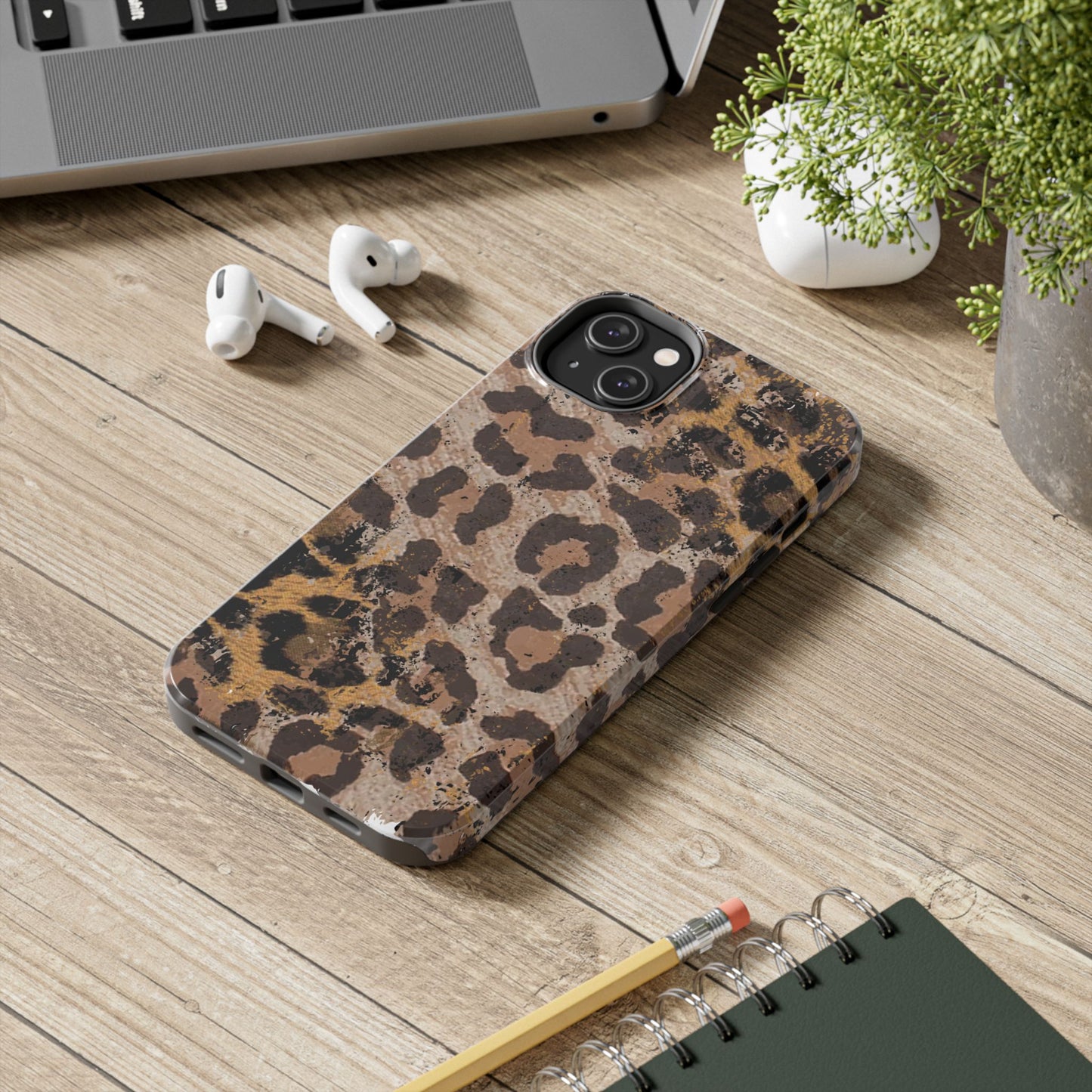 Vintage Distressed Leopard Print - iPhone Series Case