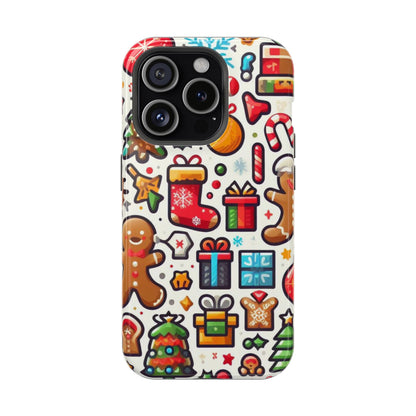 Festive Christmas Icons Pattern – MagSafe iPhone Series Case