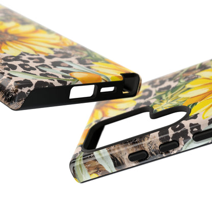 Leopard Sunflower Chic - Samsung Galaxy Series Case