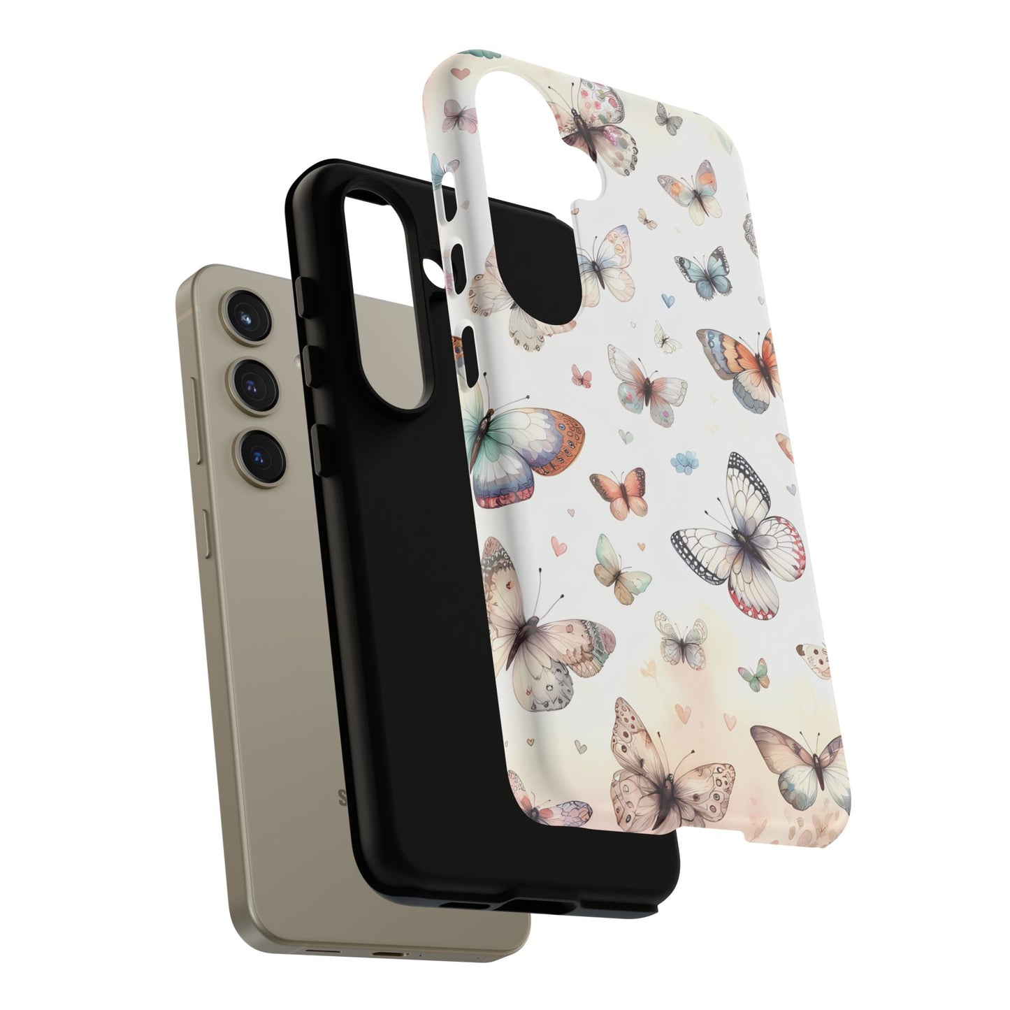 Watercolor Butterfly Phone Case for iPhone & Samsung