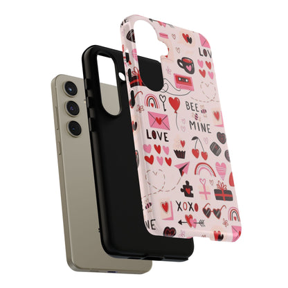 Samsung Galaxy Case: Bee Mine Love Doodles