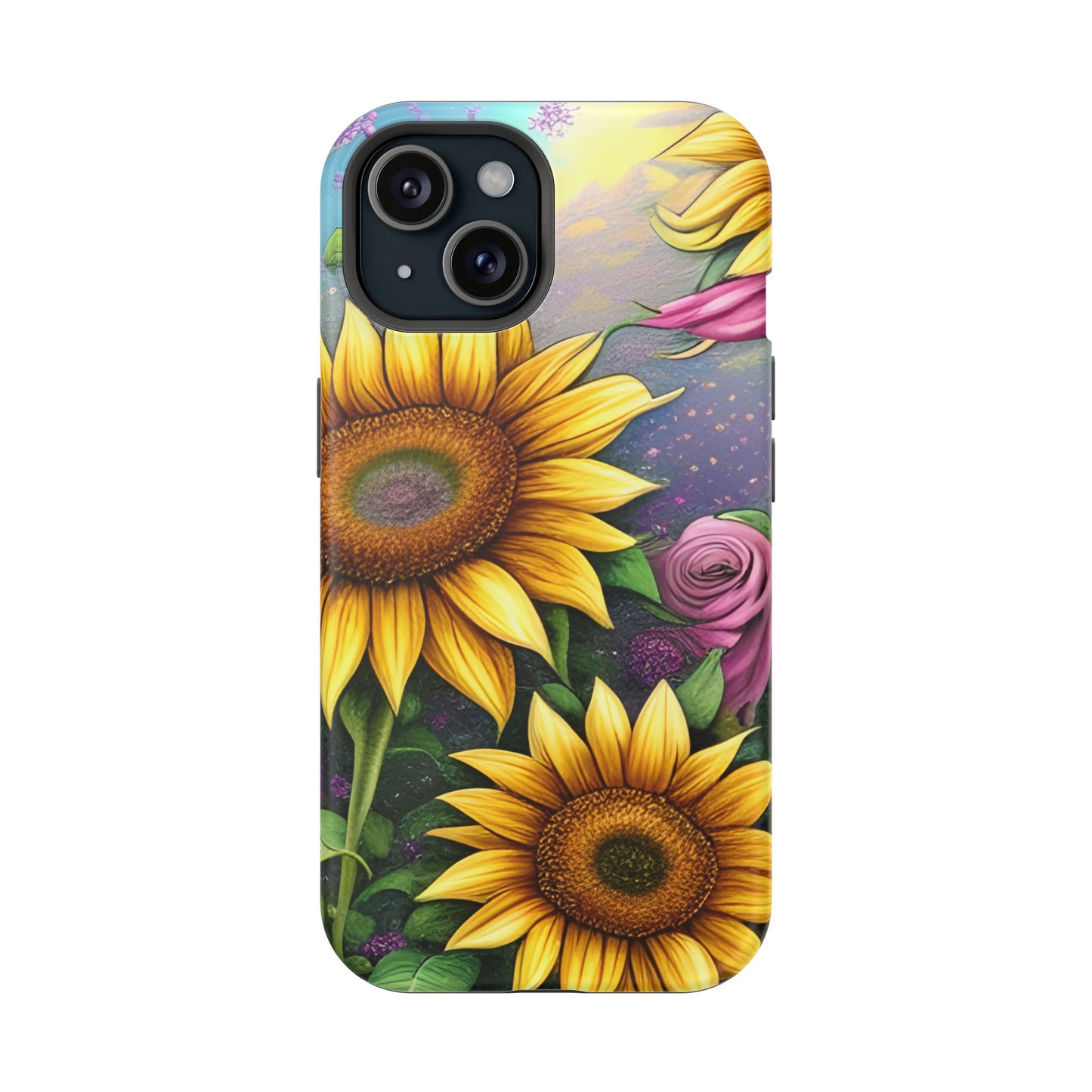 Whimsical Sunflower & Rose Garden - MagSafe iPhone Series Case