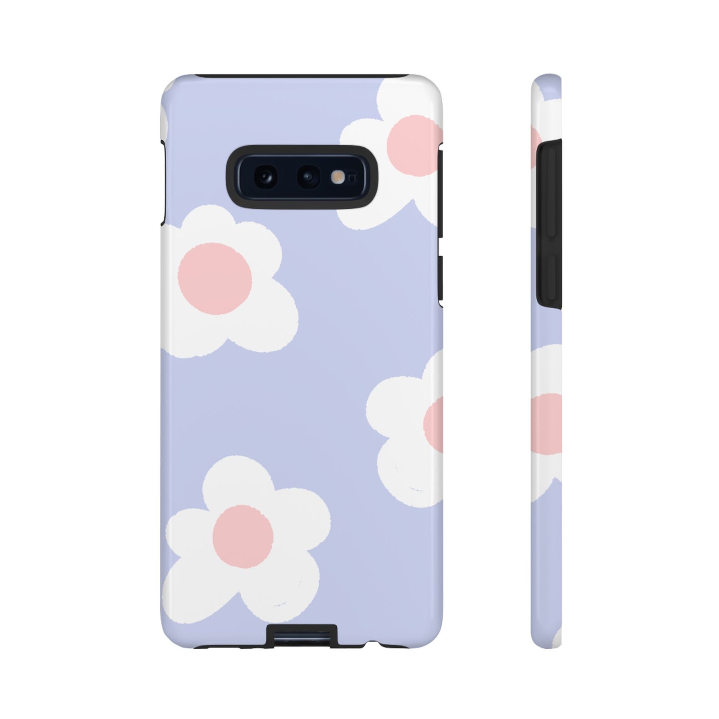 Retro Daisy Pastel Tough Samsung Galaxy Case – Durable Design with Soft Matte Finish