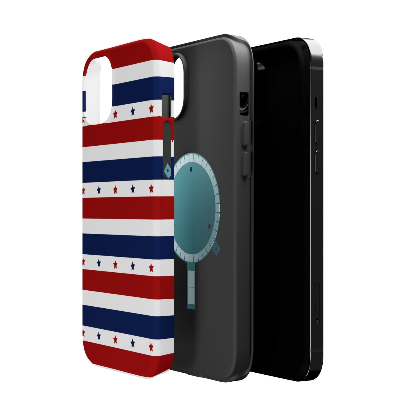 Patriotic Stars MagSafe iPhone Case