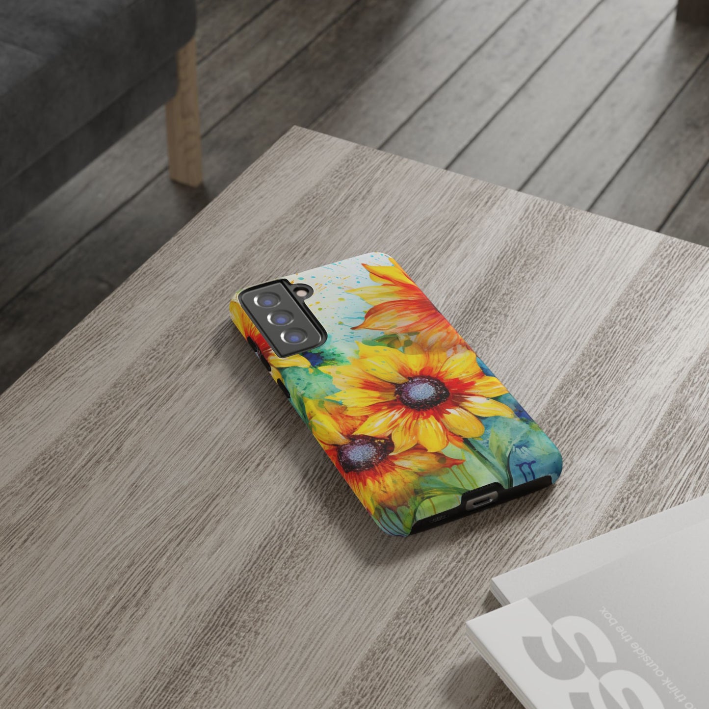 Watercolor Sunflower Splash - Samsung Galaxy Series Case