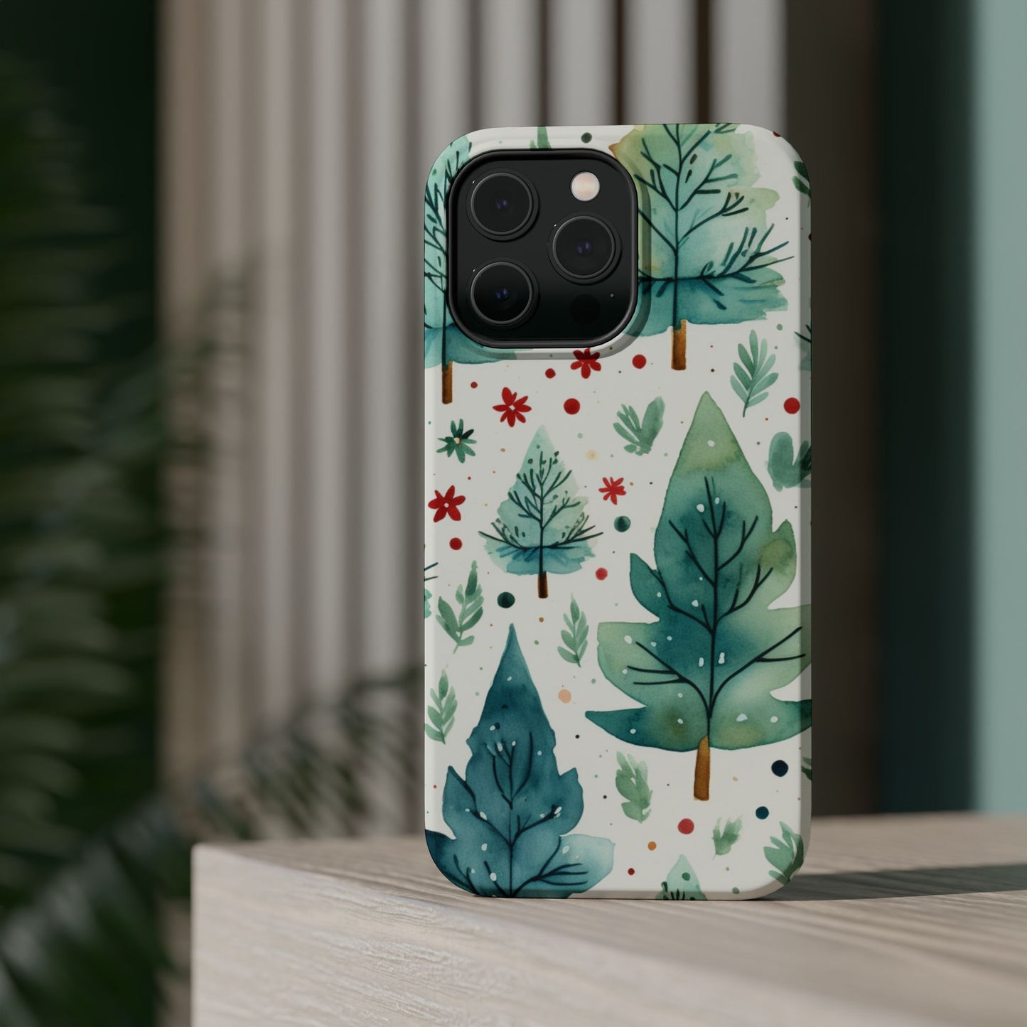 Watercolor Winter Forest - MagSafe iPhone Series Case