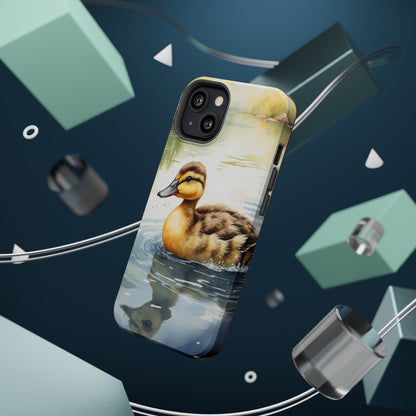 Graceful Duck Reflection – MagSafe iPhone Case