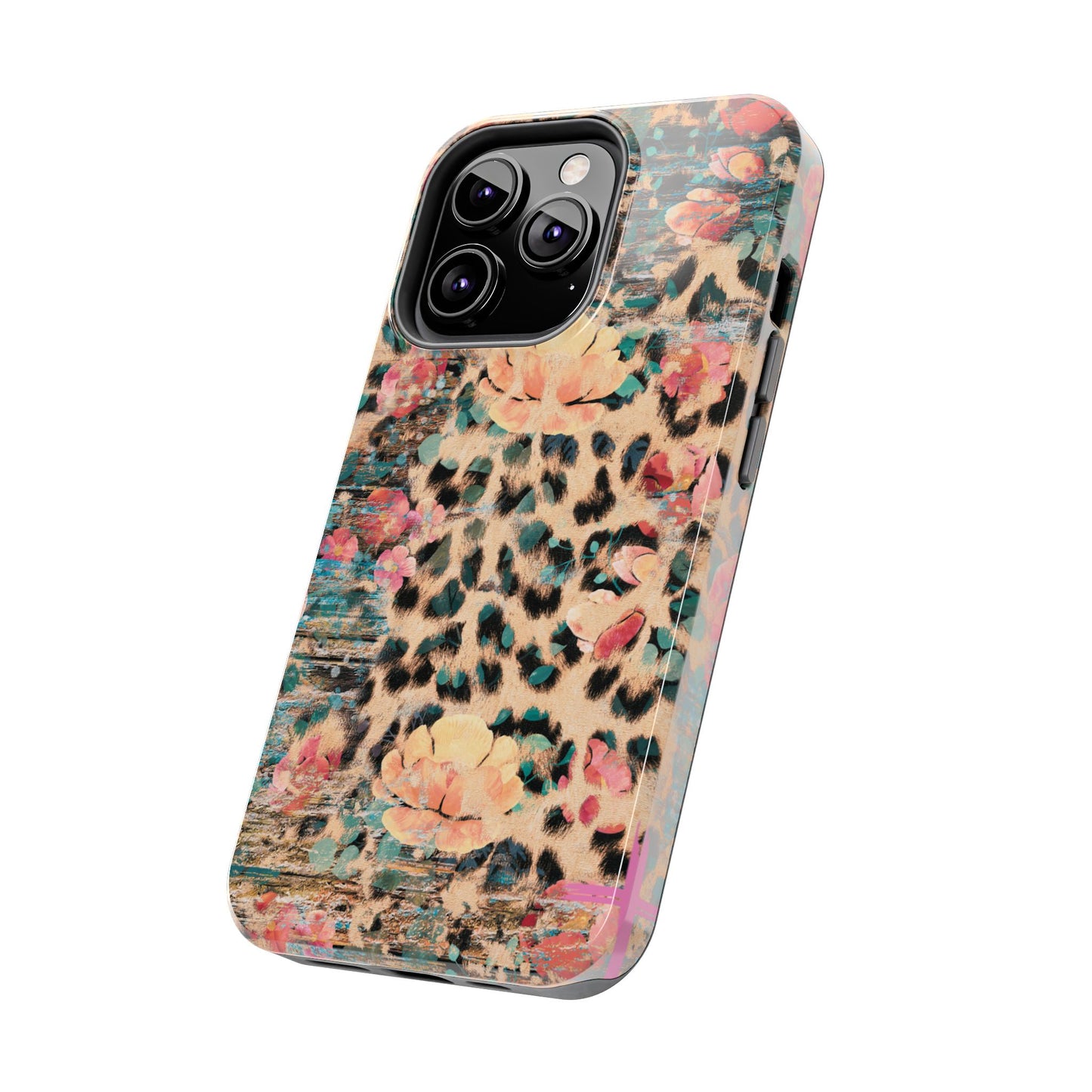 Rustic Floral Leopard - iPhone Series Case