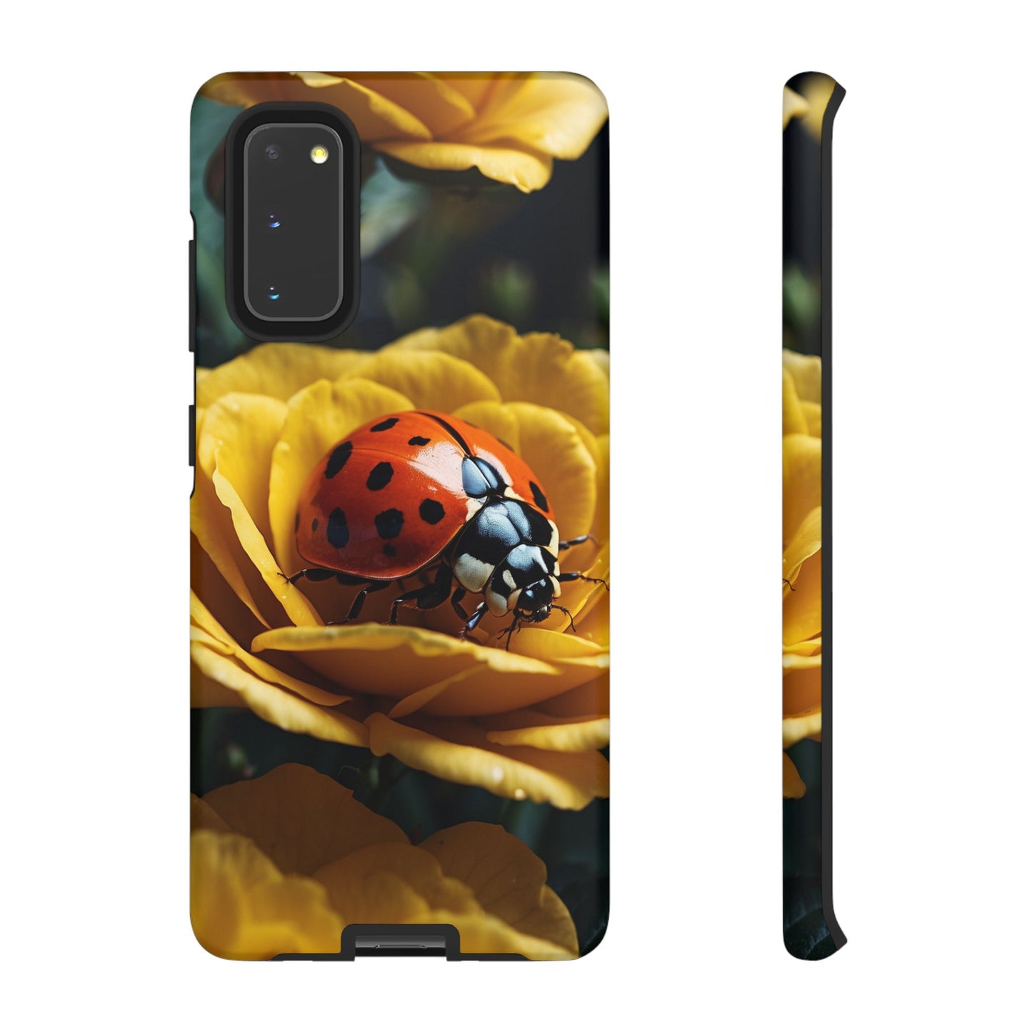 Samsung Galaxy Case: Ladybug on Yellow Petals