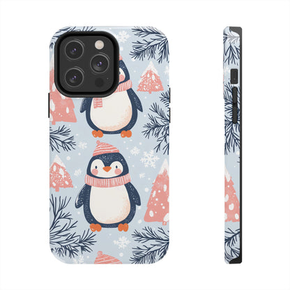 Penguin in Winter Wonderland iPhone Case