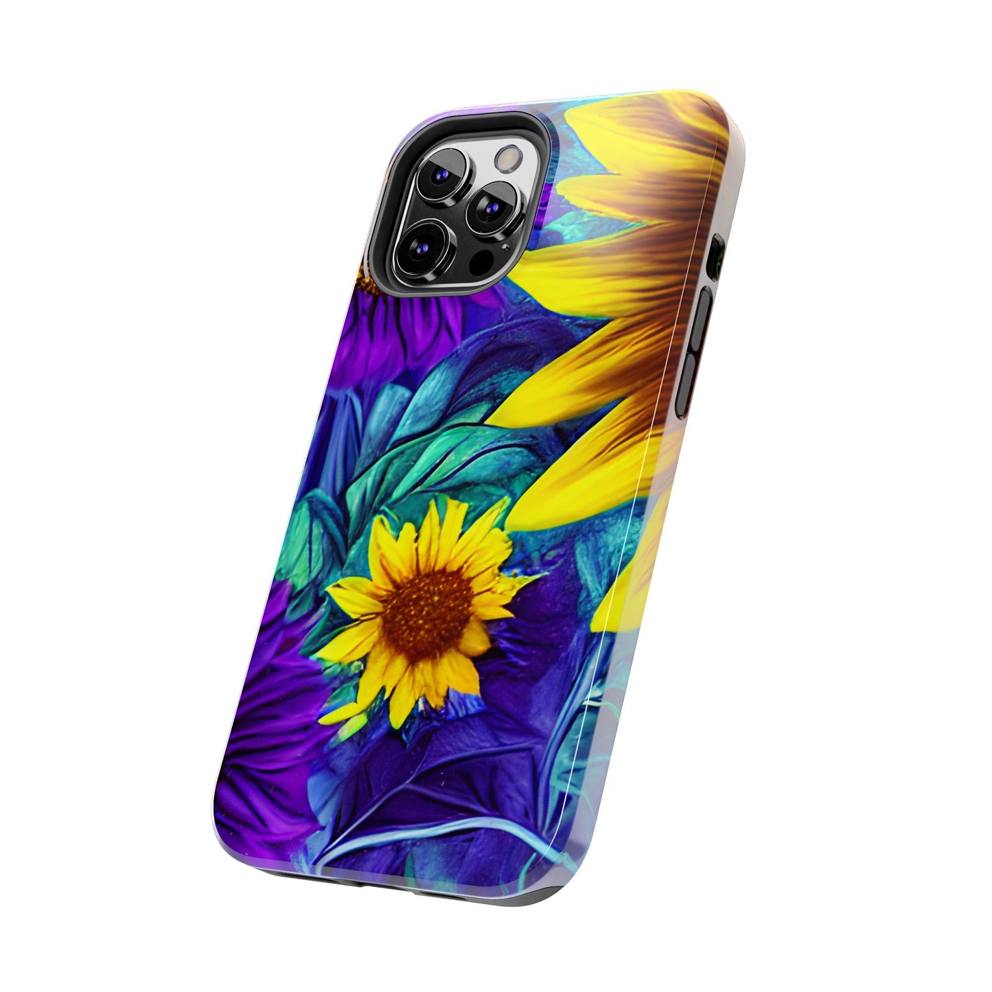 Purple & Gold Sunflower Dream - iPhone Series Case