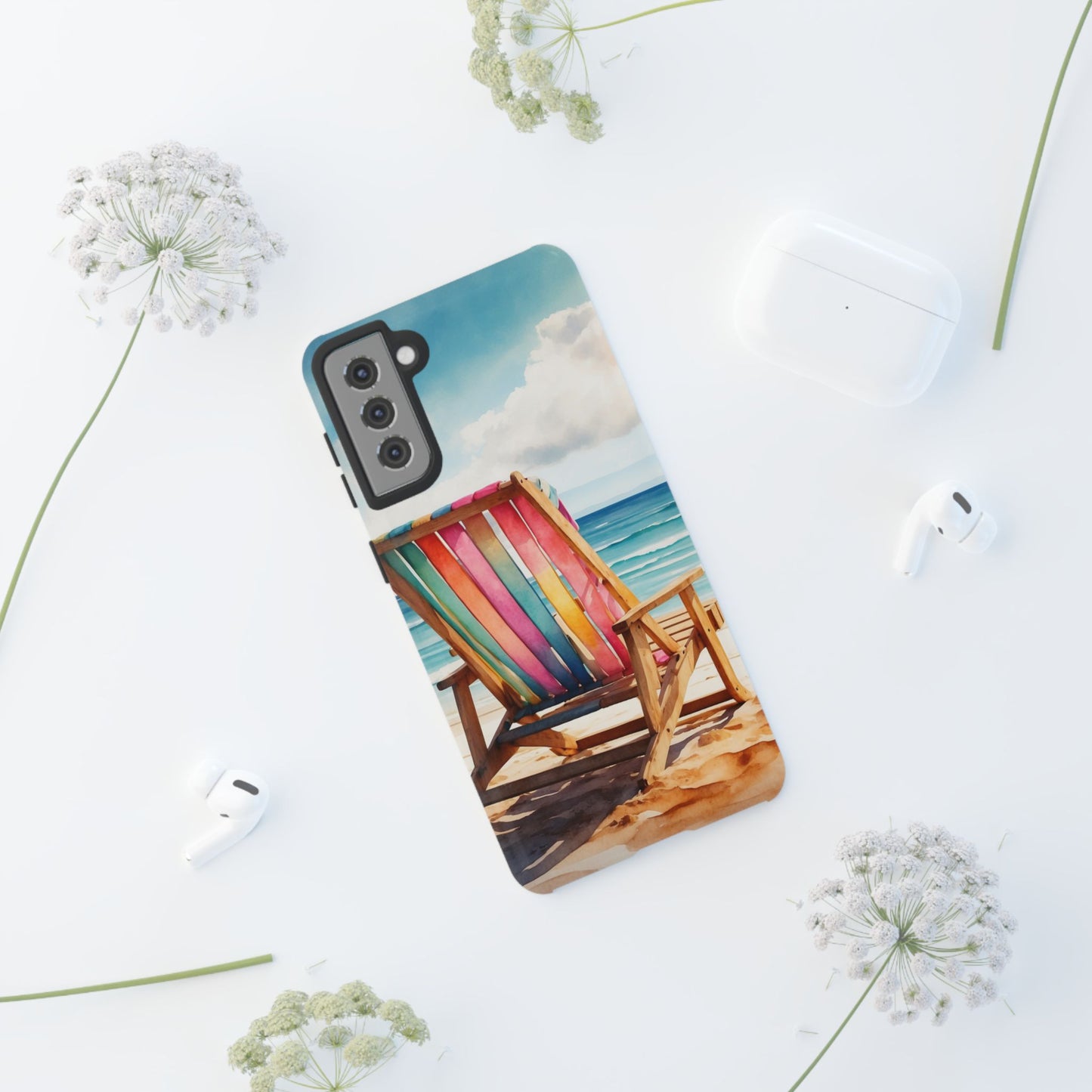 Vibrant Beach Escape Samsung Galaxy Case – Colorful Summer Design