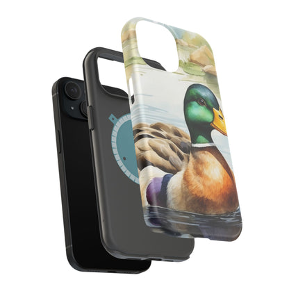 Serene Duck Reflection - MagSafe iPhone Case