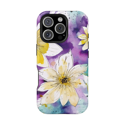 Abstract Floral Watercolor Splash - MagSafe iPhone Series Case