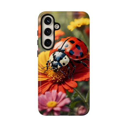 Ladybug on Orange Daisy - Samsung Galaxy Case