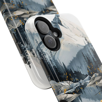 Silver Alpine Wildflower iPhone Case