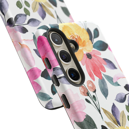 Blossoming Beauty – Samsung Galaxy Case with Watercolor Floral Design