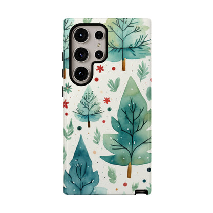 Watercolor Winter Forest -  Samsung Galaxy Series Case