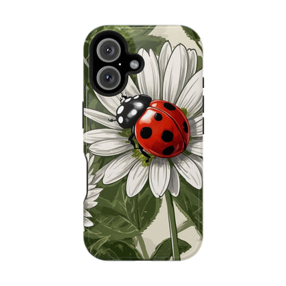 Ladybug & Daisy Garden Charm - MagSafe iPhone Case