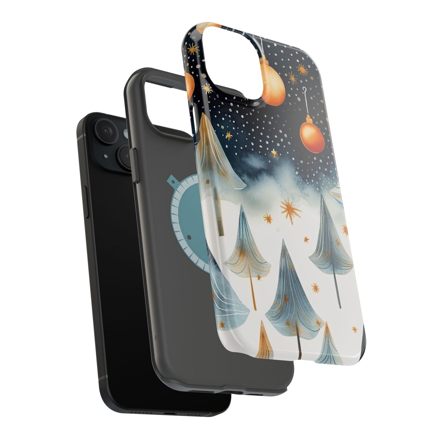 Winter Wonderland Gold Ornament – MagSafe iPhone Series Case