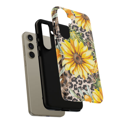 Leopard Sunflower Chic - Samsung Galaxy Series Case