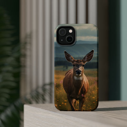 Rustic Meadow Deer – MagSafe iPhone Case