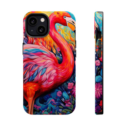 Flamingo Fiesta – Vibrant Flamingo MagSafe iPhone Cases