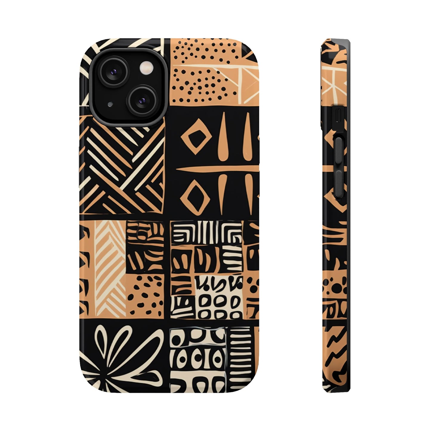 Tribal Geo-Pattern MagSafe Case – Bold Ethnic Design