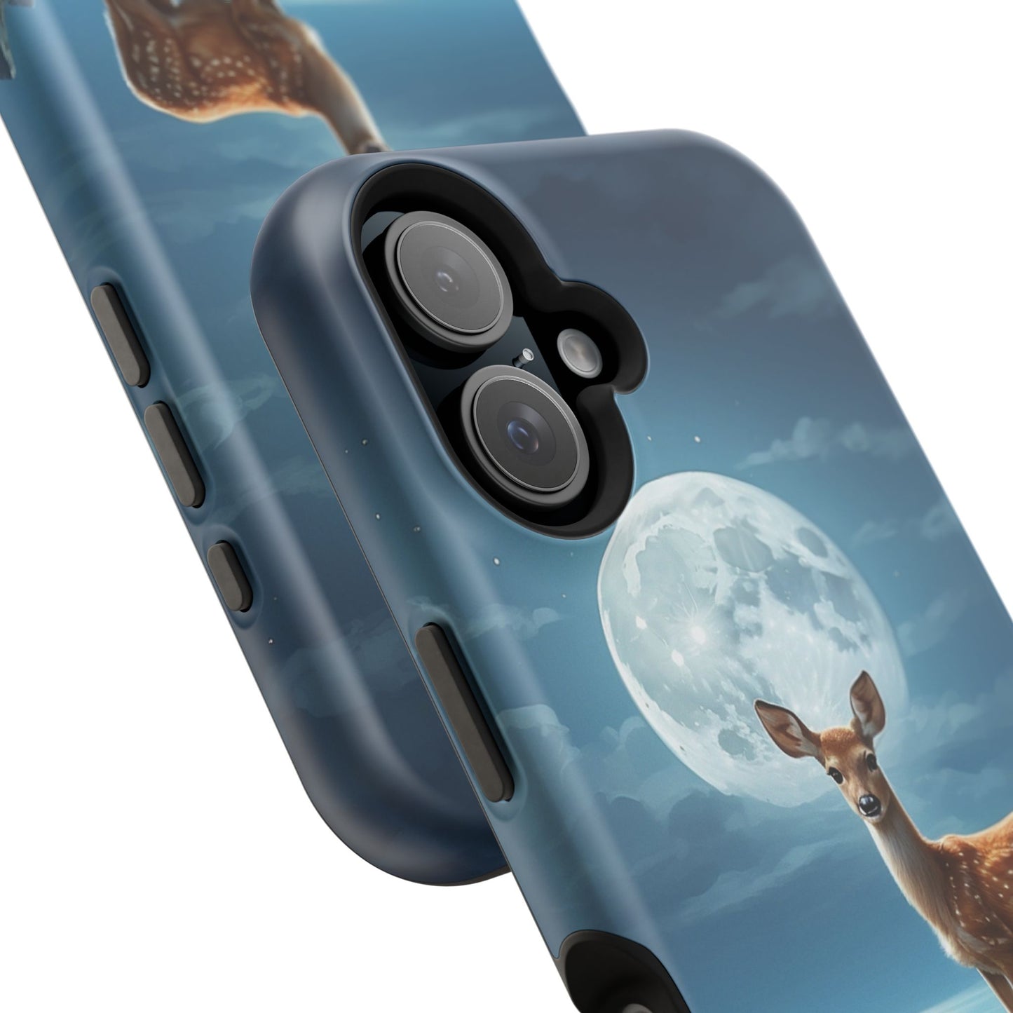 Enchanted Fawn Under the Moonlit Sky MagSafe iPhone Case