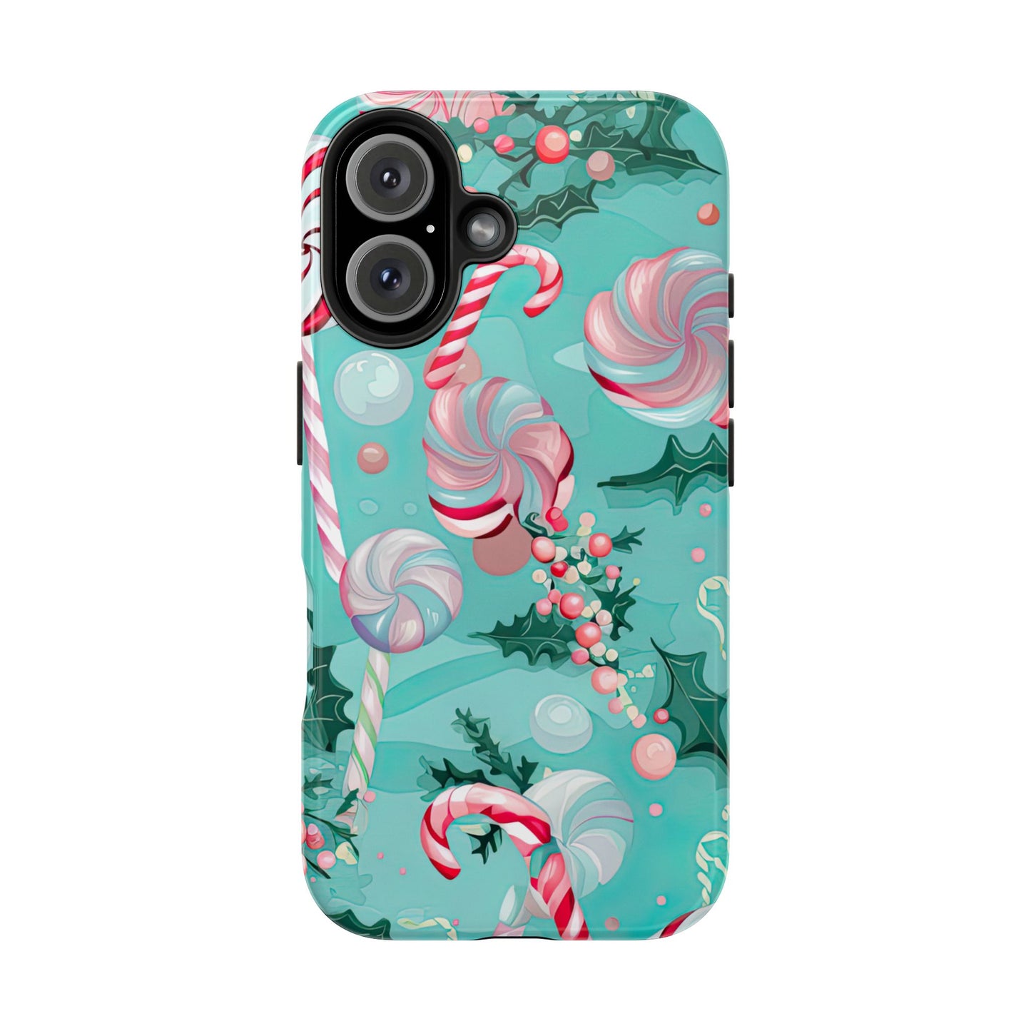 Candy Cane & Peppermint Holiday Delight – iPhone Series Case