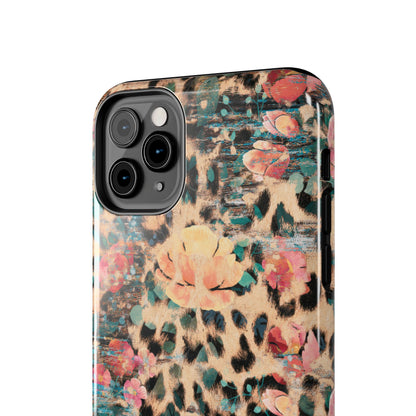 Rustic Floral Leopard - iPhone Series Case