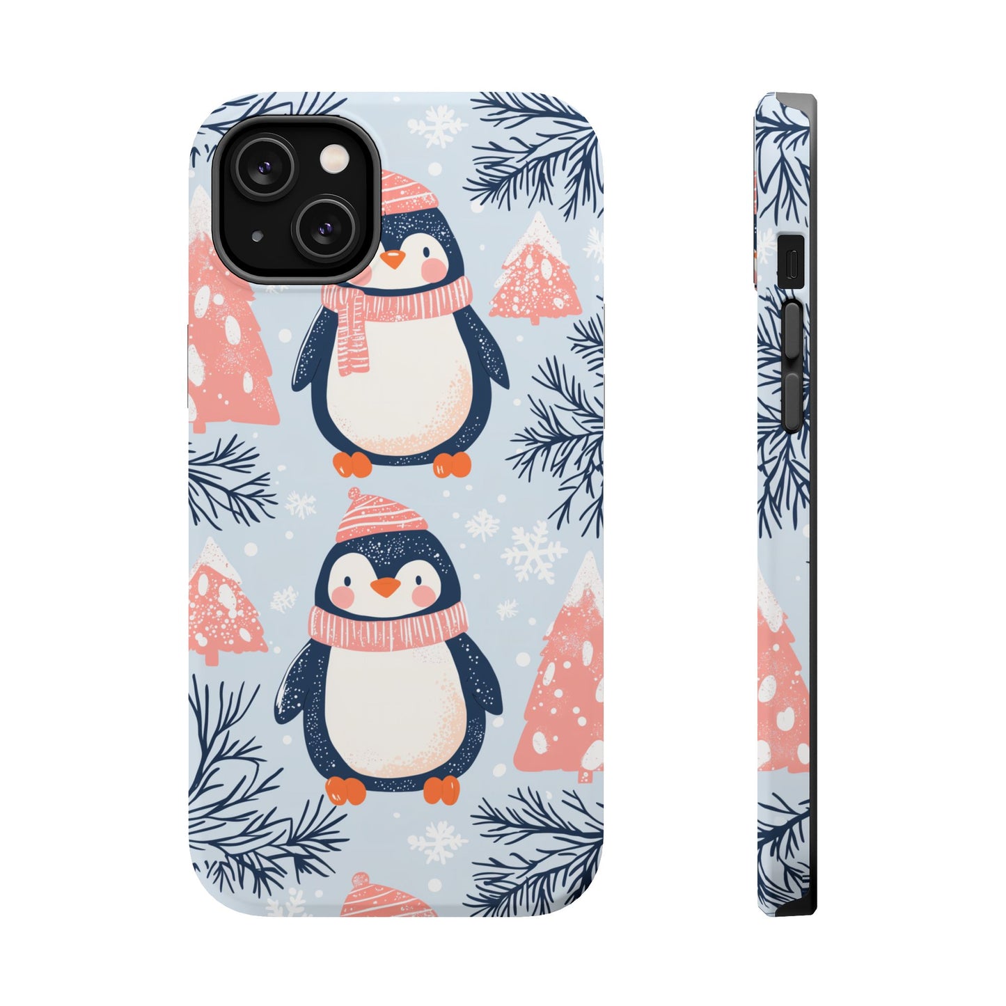 Penguin in Winter Wonderland MagSafe iPhone Case