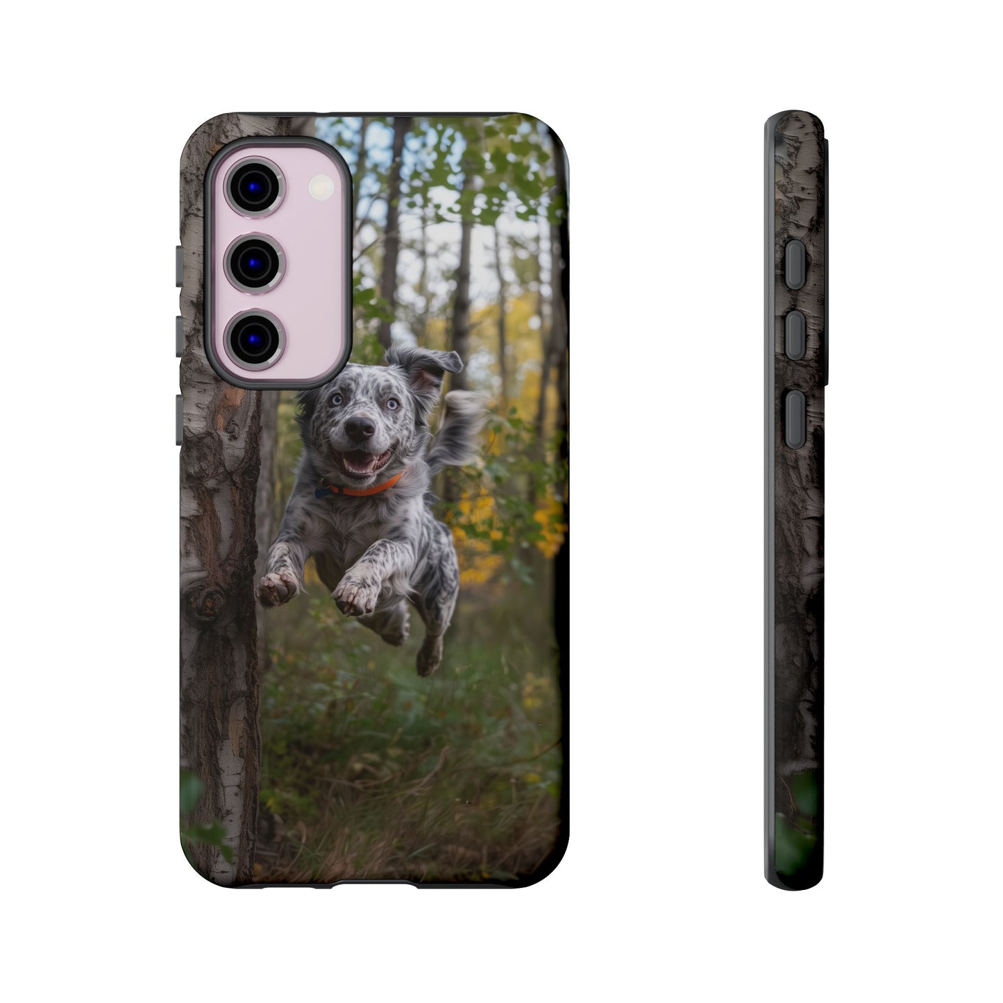 Happy Forest Dog iPhone Case – Nature-Inspired Protective Cover