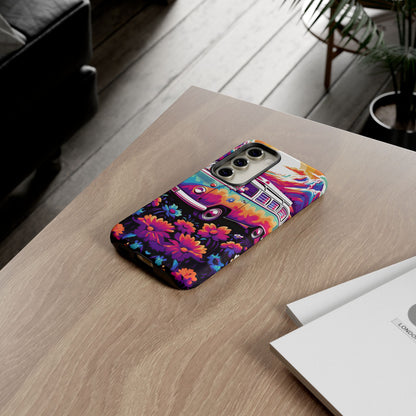 Groovy Floral Sunset Van – Samsung Galaxy Series Case