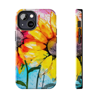 Bold Watercolor Sunflowers - iPhone Series Case