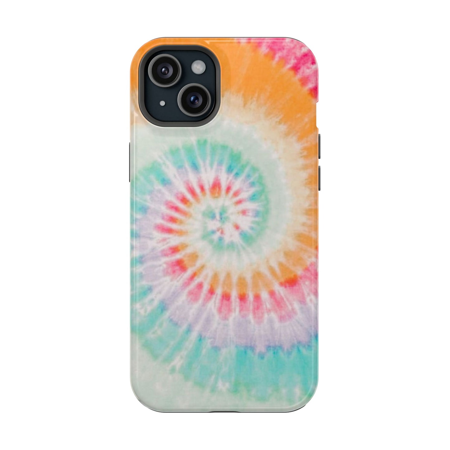 Pastel Tie-Dye MagSafe iPhone Case – Soft Colors & Magnetic Functionality