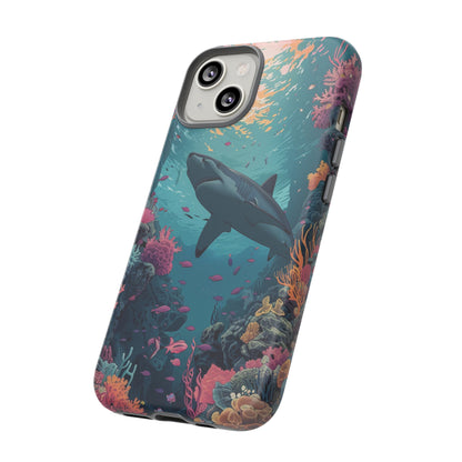 Ocean Shark Coral Reef iPhone Case